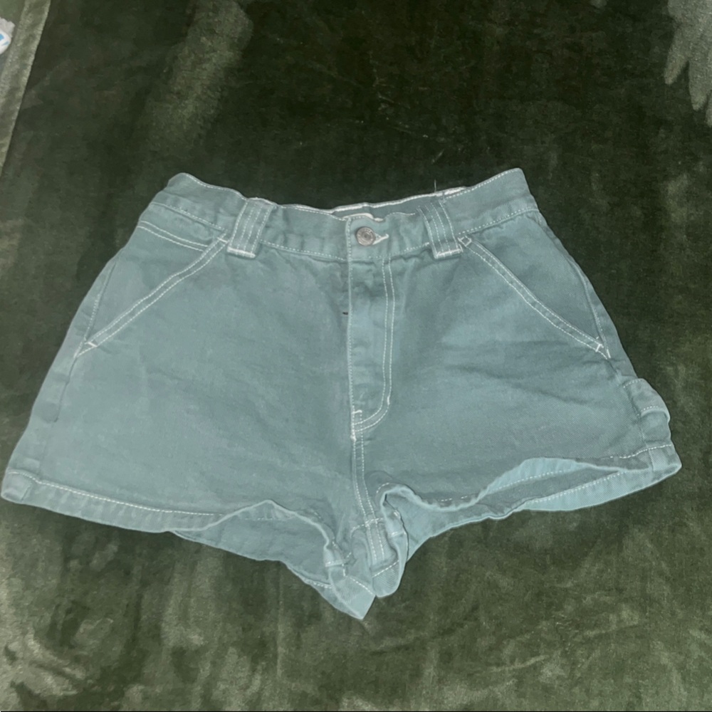 PacSun Teal Jean Shorts
